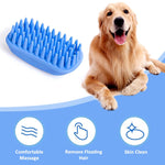 Qpets Dog Brush for Bathing and Grooming featuring Soft TPE Material | Easy to Clean