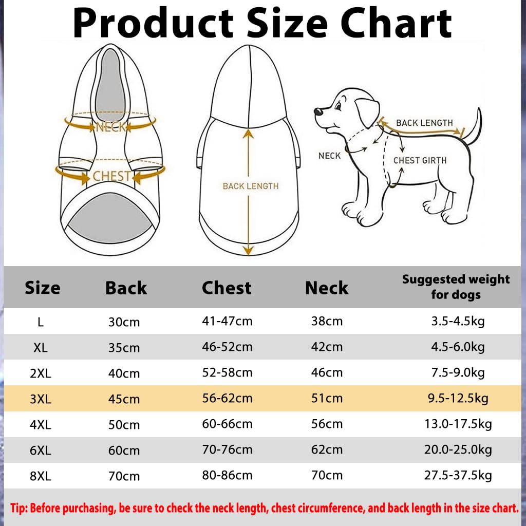 Qpets Dog Raincoat for Outdoor Walks with Dual Row Buttons and Clear EVA Hooded Design