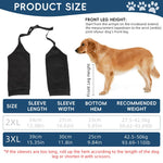 Qpets Dog Leg Brace for Injury and Post Surgery Care featuring Quick Release Belt and Breathable Padded Protection (3XL)