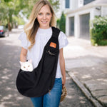 Qpets Dog Carrier Bag for Outdoor Travel with Snap Button Design and Cotton Liner | Fits Pets up to 7.5kg