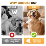 Qpets Dog Paw Hair Trimmer with 18mm Head and LED Light for Paws Ears and Butt | USB Rechargeable