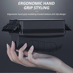 Qpets Magnetic Aquarium Fish Tank Cleaner Brush with Dual-Head Scraper and Strong Magnet | Compact 10.6×3.8×6.8 cm Algae Cleaning Tool