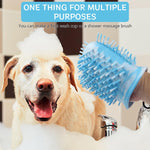 Qpets Pet Feet Cleaning Cup for Dogs and Cats with Dense Silicone Bristles | Quick-Dry Design