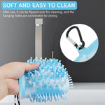 Qpets Pet Feet Cleaning Cup for Dogs and Cats with Dense Silicone Bristles | Quick-Dry Design