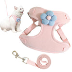 Qpets Cat Harness for Small Cats and Dogs with 1.2m Leash featuring 360° Swivel Buckle | Adjustable Fit for Safe Outdoor Walks