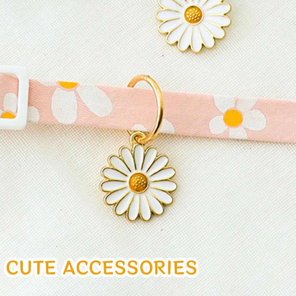 Qpets Cat Collar for Daily Wear with Quick Release Buckle and Bell | Adjustable 18–32cm Cotton