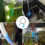 Qpets Dual Head Pipe Cleaning Brushes for Aquarium and Drain | 61 in Flexible 304 Stainless Steel Core