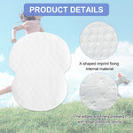 Qpets Dog Diaper Liners for Puppies and Seniors with Sticky Backing | 30 Count Breathable Cotton Pads