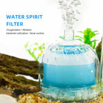 Qpets Fish Tank Filter for Small Aquariums with Multi Stage Sponge System and Quiet Aeration