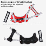 Qpets Dog Harness for Large Dogs with 2 Metal Leash Rings and Quick Release Buckle | Reflective Oxford Design for 23–30 kg Pets