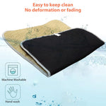 Qpets Cat Bed Mat for Summer Cooling with Rattan Surface 75×60cm | Washable Pet Pad