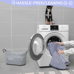 Qpets Pet Blanket for Dogs and Cats with Plush Fabric and 39.3x62.9 in Size | Machine Washable