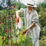 Qpets® 120CM Trellis for Climbing Plants - Plastic Climber Support for Plants - Adjustable Triangle Creeper Plant Support Plant Climbers Sticks Clematis,Roses,Ivy