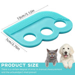 Qpets Pet Hair Remover Brush for Sofa and Carpet featuring Double Sided Soft Rubber | Easy Cleaning