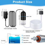 Qpets Aquarium Cleaning Dropper for Deep Gravel and Sand | 29cm+26cm Flexible Siphon Tube