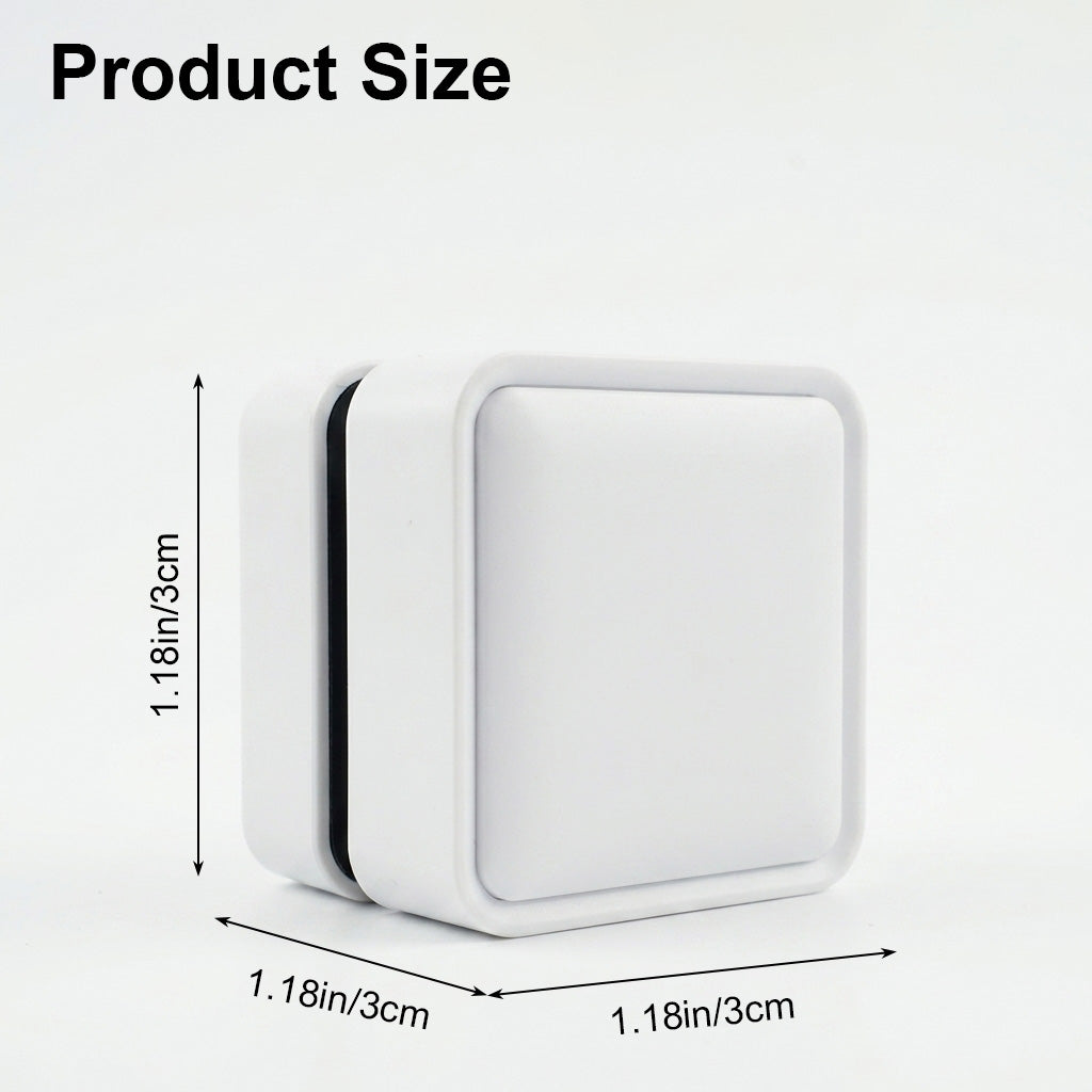 Qpets Mini Magnetic Algae Scraper for Compact Aquariums with 3cm Head and Floating Pad