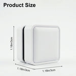 Qpets Mini Magnetic Algae Scraper for Compact Aquariums with 3cm Head and Floating Pad