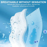 Qpets Dog Diaper Liners for Puppies and Seniors with Sticky Backing | 30 Count Breathable Cotton Pads