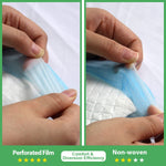 Qpets Pee Pads for Dogs Pack of 50 with 6 Layer Absorption 45x60cm Bamboo Charcoal | Puppy Training