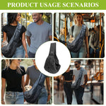 Qpets Pet Carrier Bag for Cats and Dogs with Wide Shoulder Strap and Side Pockets | Soft Breathable Travel Sling