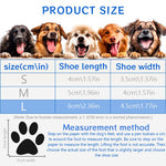 Qpets® Cat Dog Rain Shoes, Waterproof Dog Rain Shoes Cat Dog Nail Clipping Anti-Scratch Shoes, Dog Palm Shoes Anti-slip TPE Walking Shoes for Dog with Adjustable Closure Design (L*W=6*4.5CM)