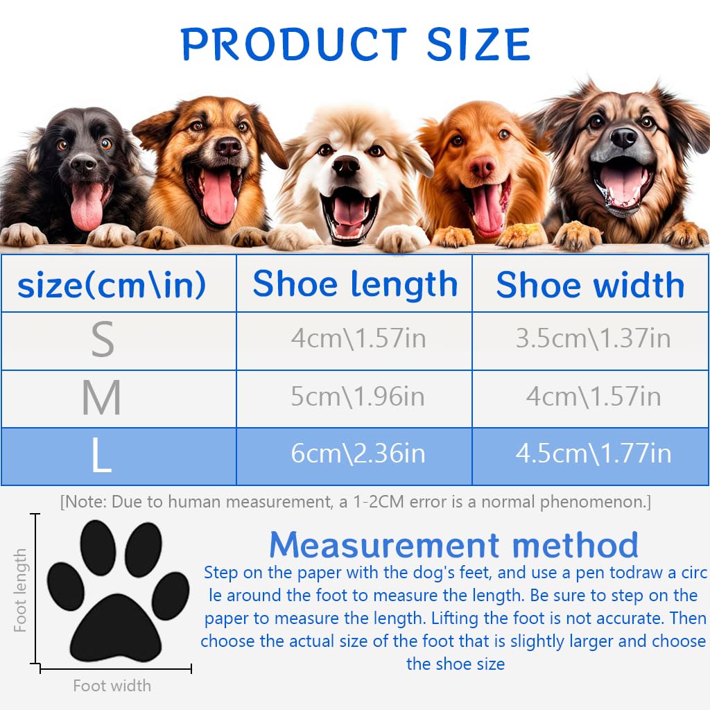 Qpets TPE Pet Rain Shoes for Dogs with Anti Slip Soles 6x4.5cm | Adjustable Fit and Paw Protection