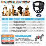 Qpets Female Dog Diapers for Puppy Training with 9 Absorbent Pads and Elastic Waist | Washable Mesh Fabric
