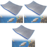 Qpets Aquarium Filter Cotton for Fish Tanks featuring 8 Layer High Density Pad 30×40cm | 3PCS Reusable Cuttable Sponge