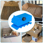 Qpets Cat Scratcher Maker for DIY Cardboard Projects with Ergonomic Handle and 5x10x6cm Size