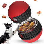 Qpets Dog Treats Dispenser for Slow Feeding with Dual Rotatable Openings and Food‑Grade PP ABS