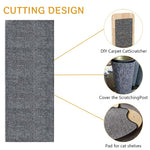 Qpets Cat Scratch Pad for Furniture Protection with Self Adhesive Design 30x100cm | Cuttable Polyester Mat