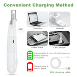 Qpets Electric Automatic Pet Grooming Kit with 3 Grinder Ports & LED Lights for Dogs and Cats