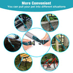 Qpets Dog Leash for Walking with 1.5m Nylon Rope and Quick Release Buckle | Padded Grip