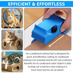 Qpets Cat Scratcher Maker for DIY Cardboard Projects with Ergonomic Handle and 5x10x6cm Size