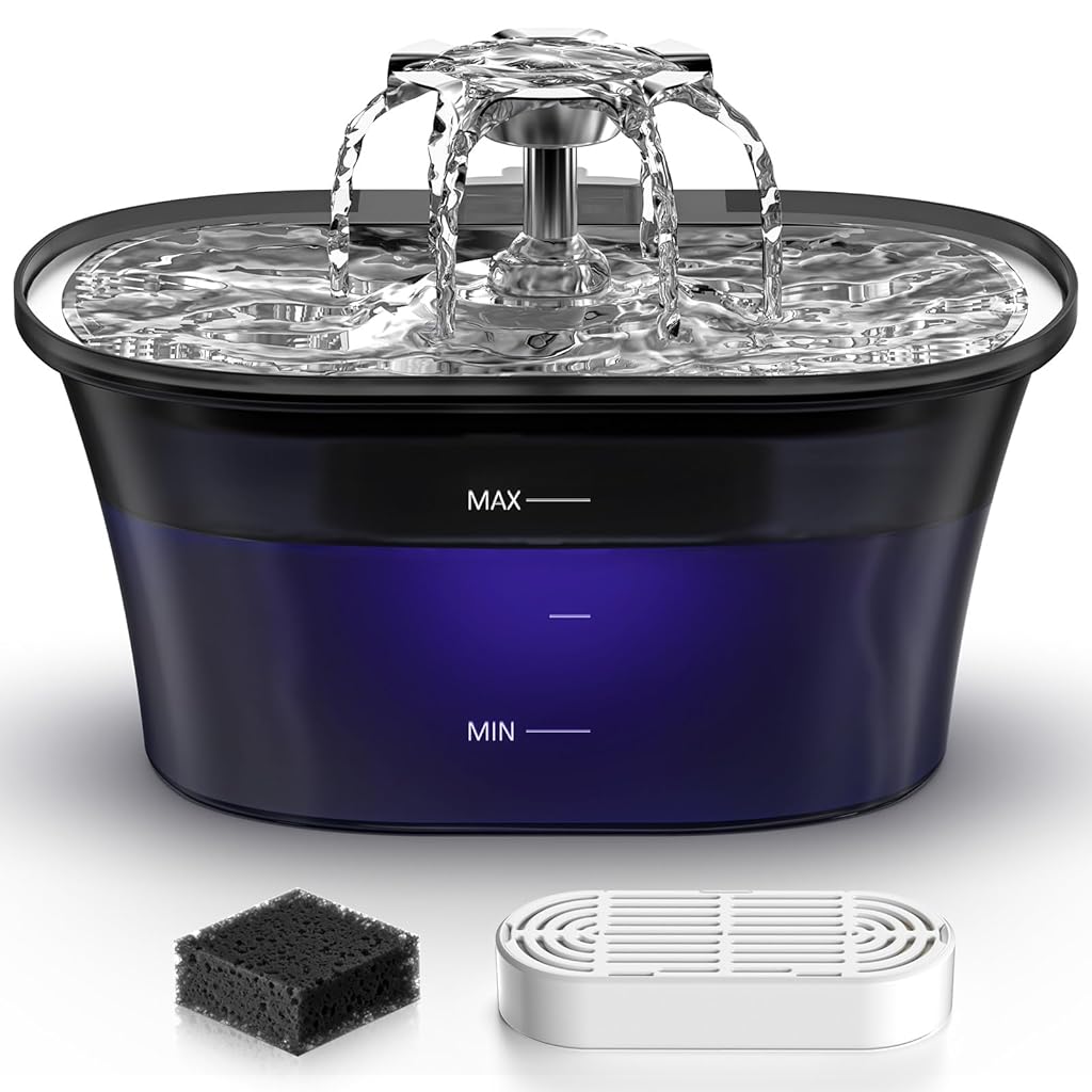 Qpets® Cat Water Fountain - Recant Cat Fountain 2.5L/84oz