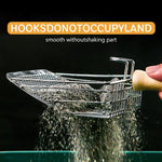 Qpets Cat Litter Scoop for Fast Cleaning with 2 Sifter Holes 3–10mm | Metal and Wooden Handle