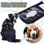 Qpets Reusable Female Dog Diaper XL with 3 Pads and 10 Cotton Replacements | Breathable Mesh Comfort for Large Dogs