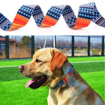 Qpets Dog Collar Adjustable 33–55 cm with Bohemia Pattern | 3PCS Nylon and Stainless Steel Set
