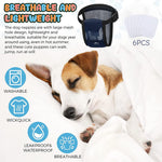 Qpets Dog Diapers Female for Puppy Use with 6 Absorption Cotton Pads and Breathable Mesh | 3PCS L 15.7–19.2 in Waist