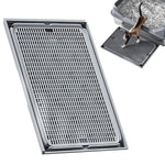 Qpets Cat Litter Tray for Home Use featuring Dual Layer Mesh Grid 42cmx28.5cm Design