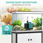 Qpets Submersible Water Pump for Aquarium and Pond with 70W 5000L/H Power | Bottom Suction Cups