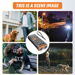 Qpets Ultrasonic Dog Bark Control Device with 25FT Range and LED Light | USB Rechargeable Training Aid