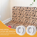 Qpets Dog Pee Pad Holders for Floor and Wall with Magnetic Clips | 2 Pcs Reusable Set