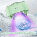 Qpets Pet Grooming Brush for Dogs and Cats with Steam and UV Light | USB Rechargeable Massage Comb