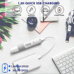 Qpets Dog Nail Grinder with Diamond Bit & Stepless Speed for 3h Use | Quiet Motor for Pets