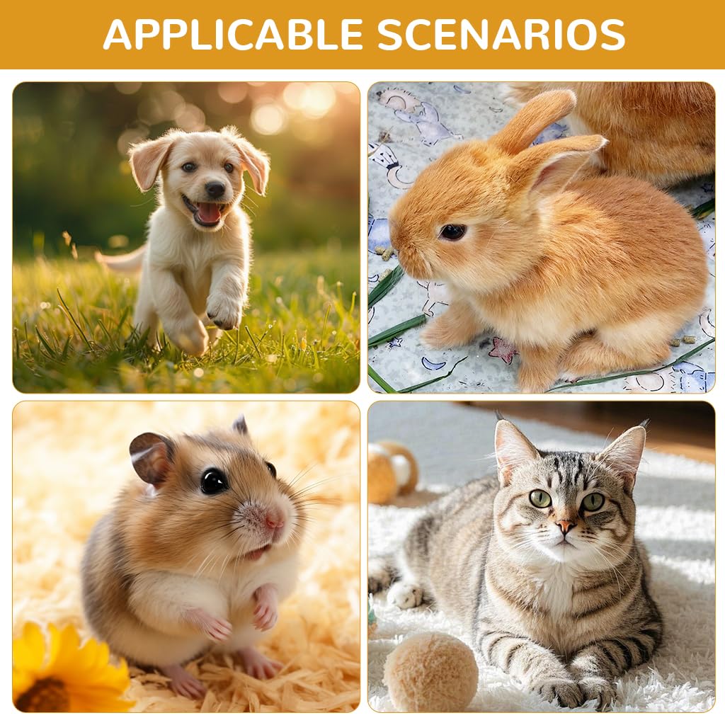 Qpets Cat Play Tunnel for Hiding and Exercise with 25cm Top Opening | Collapsible Plush 50cm Cave