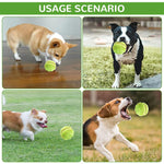 Qpets Dog Ball Toy for Interactive Play featuring Zip-up Plush Cover and 3.94cm Design | Battery Operated Fun for Dogs and Cats