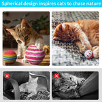 Qpets Cat Toys Set for Indoor Cats with 21 Pcs and Foldable Tunnel 50 cm x 25 cm | Interactive Play