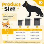 Qpets Dog Ear Hood, Size S, 13 x 16 cm, Adjustable Dual Zippers and Soft Lining
