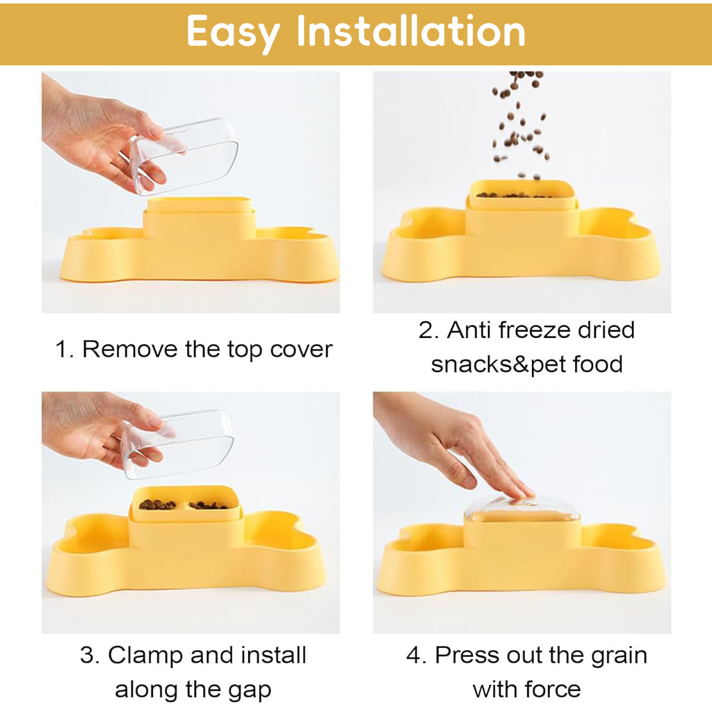 Qpets Interactive Dog and Cat Treat Dispenser Puzzle Feeder for Slow Eating and Enrichment Play